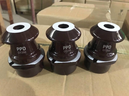 ブラウン/白い色1kV 250Aの磁器の変圧器のブッシュ