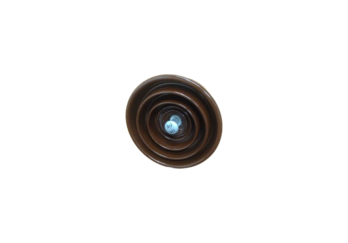 高密度帽子160KN ANSI U160BLの磁器の懸垂用がいし