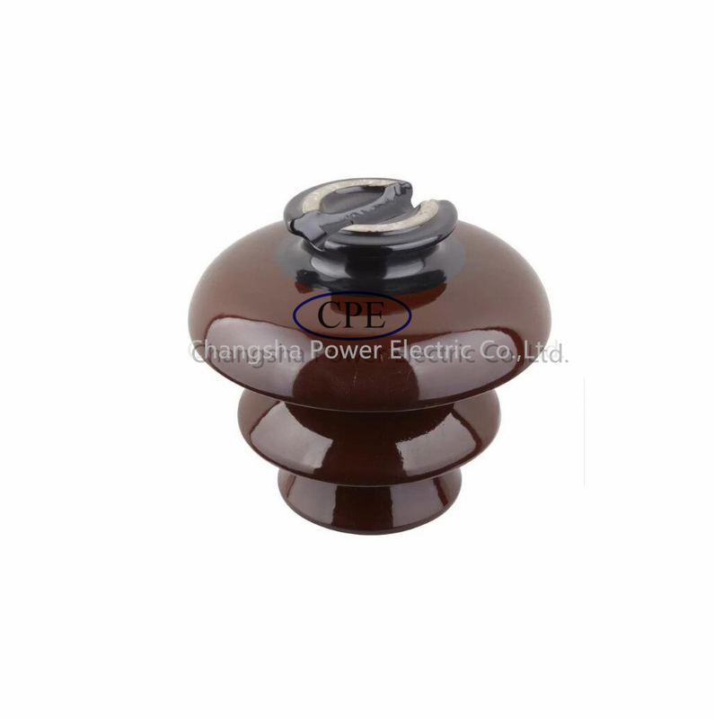 半11kv Pinのタイプ磁器の絶縁体Oem利用できるブラウンの色