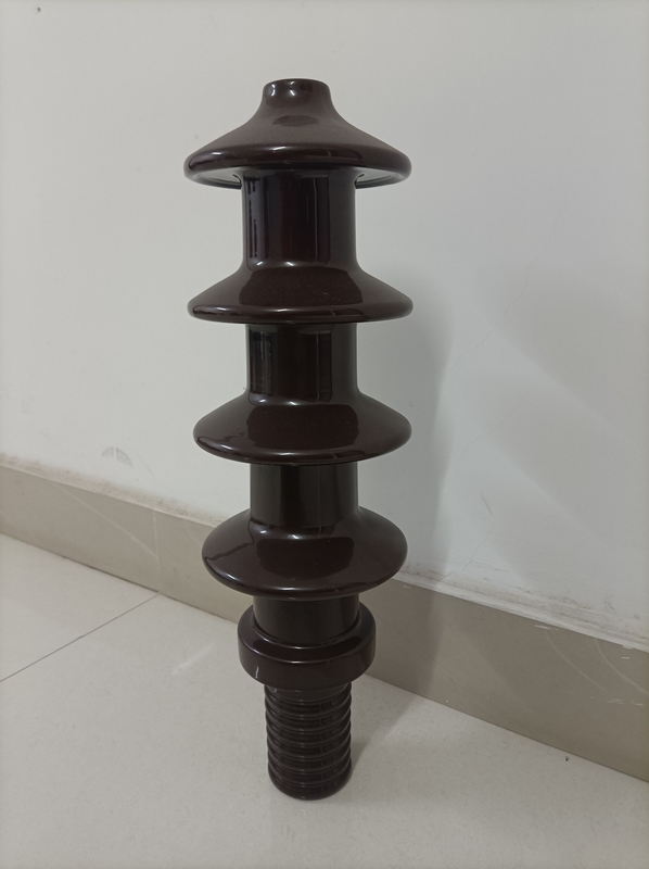 DIN 30NF250の変圧器の磁器のブッシュ ブラウンは485MMの高さを艶をかけた